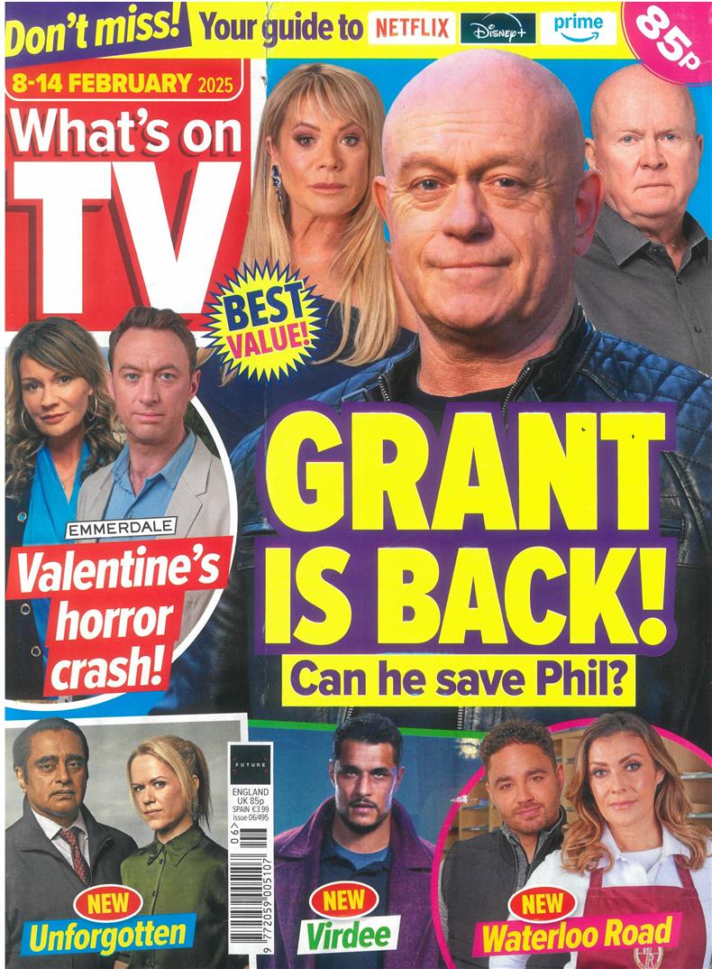 Whats on TV - 08/02/2025