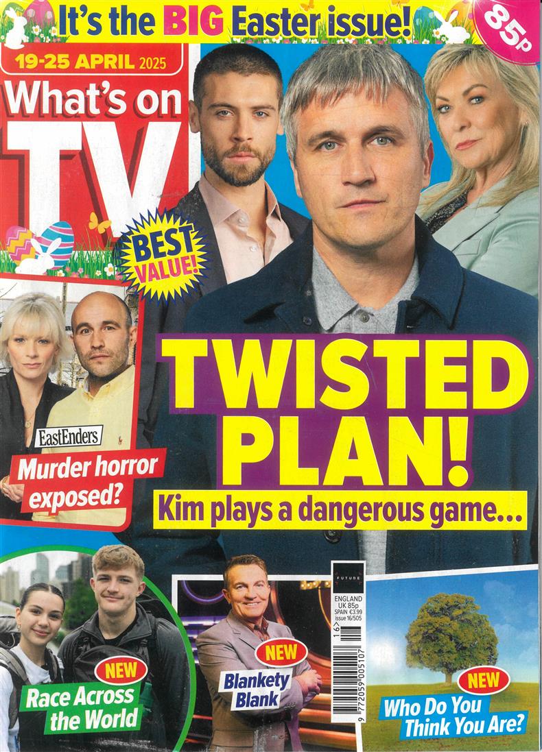 Whats on TV - 19/04/2025