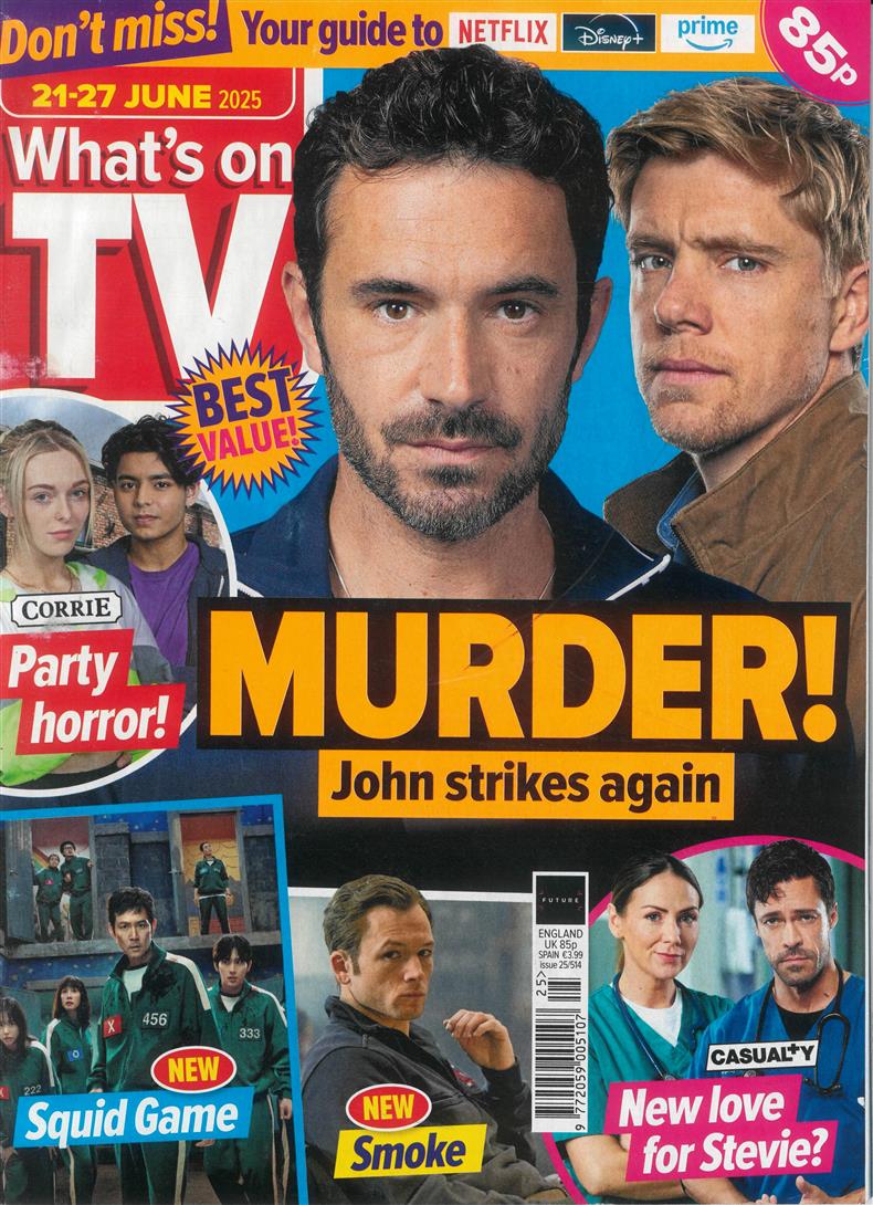 Whats on TV - 21/06/2025