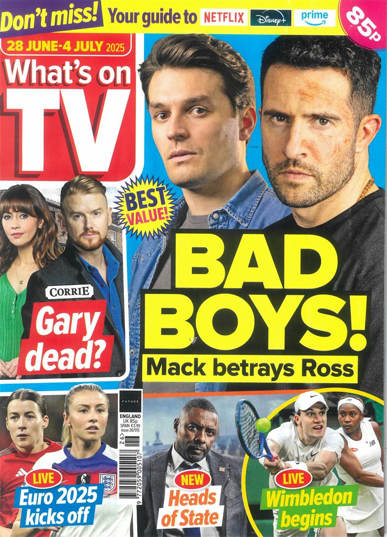 Whats on TV - 28/06/2025