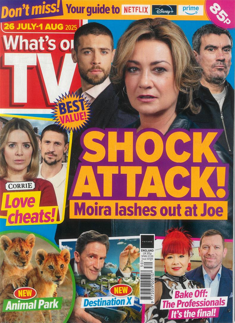 Whats on TV - 26/07/2025