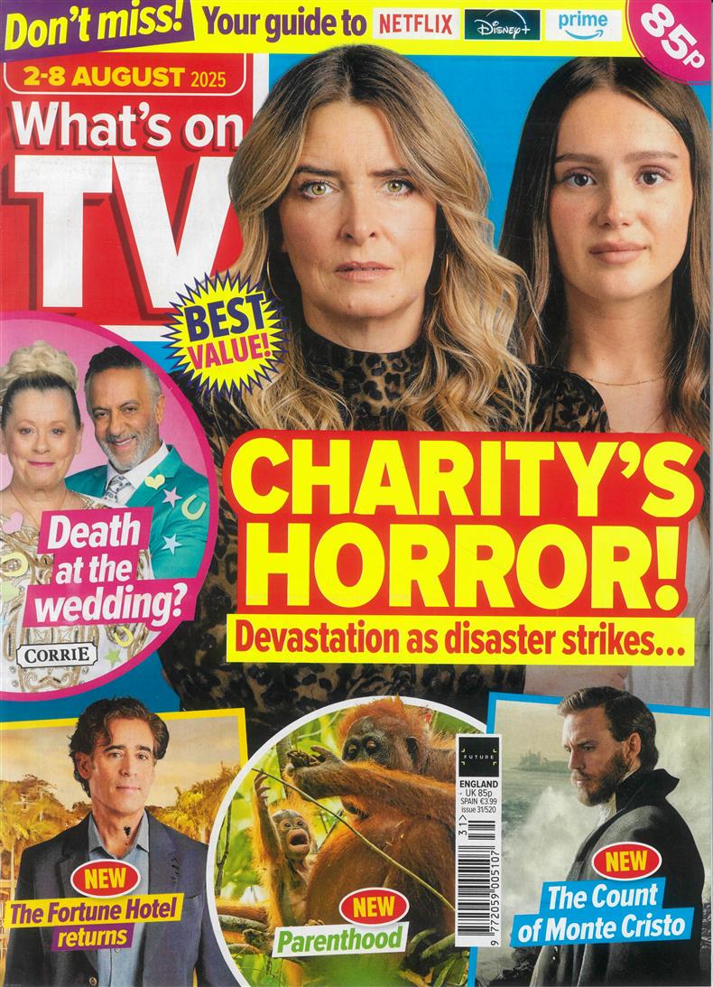 Whats on TV - 02/08/2025