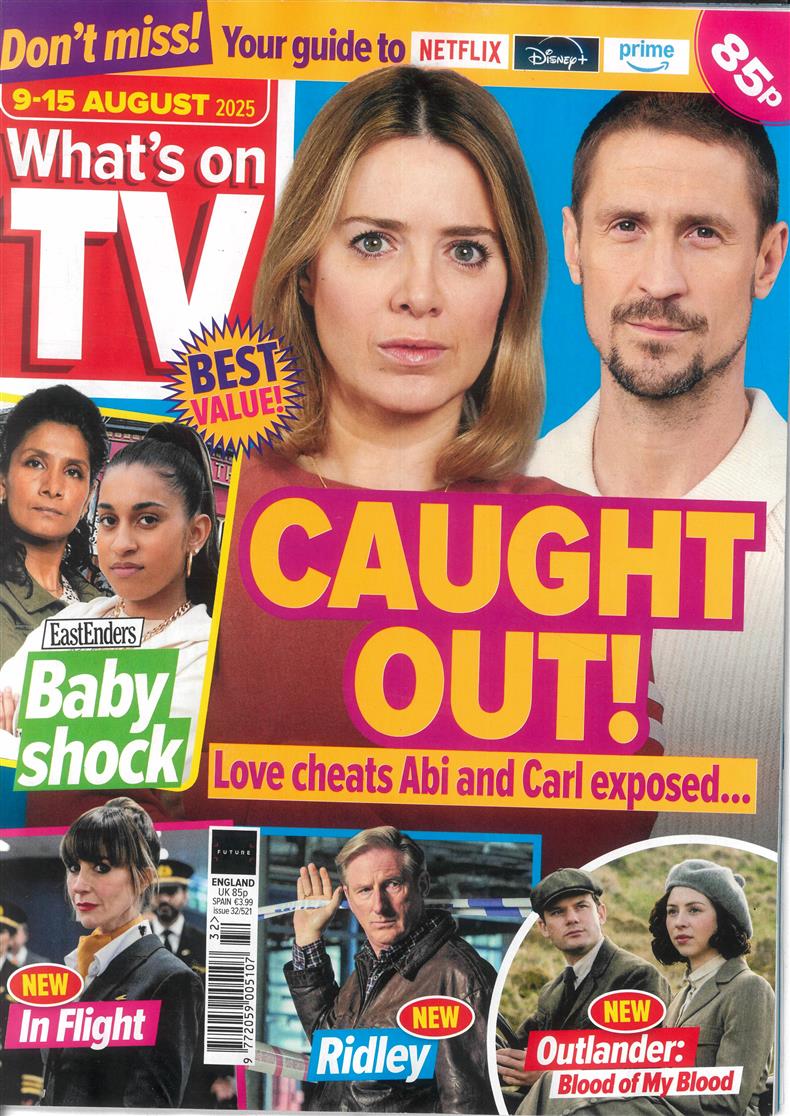 Whats on TV - 09/08/2025