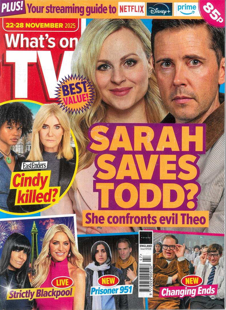 Whats on TV - 22/11/2025