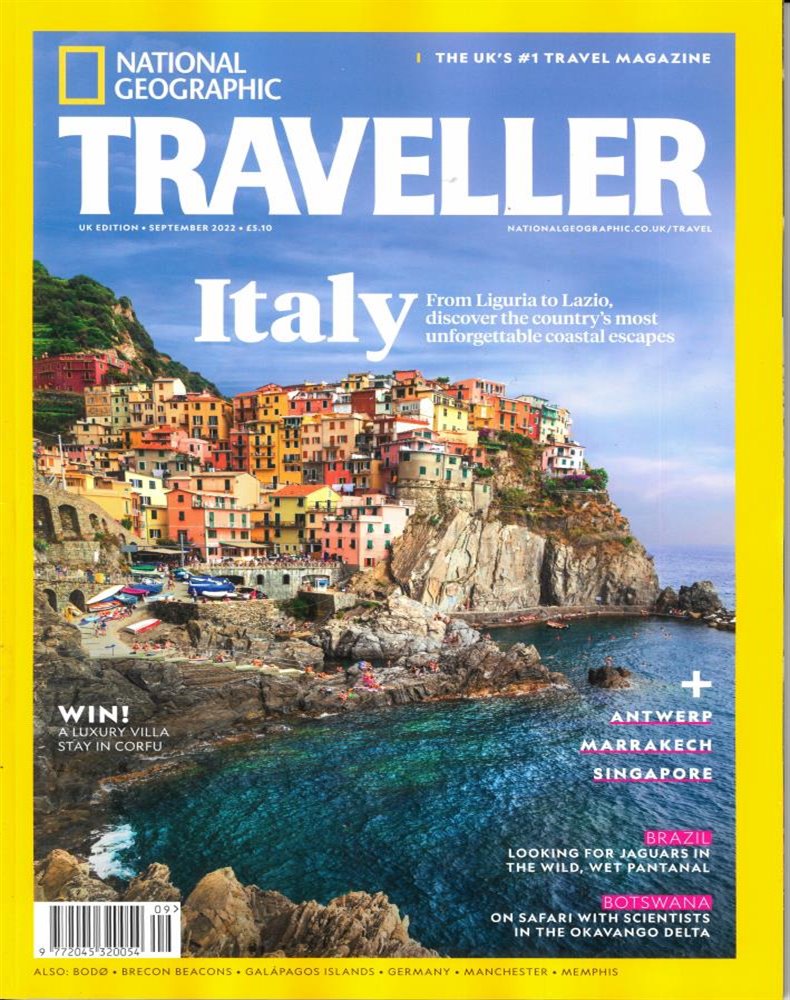 National Geographic Traveller Magazine Issue SEP 22