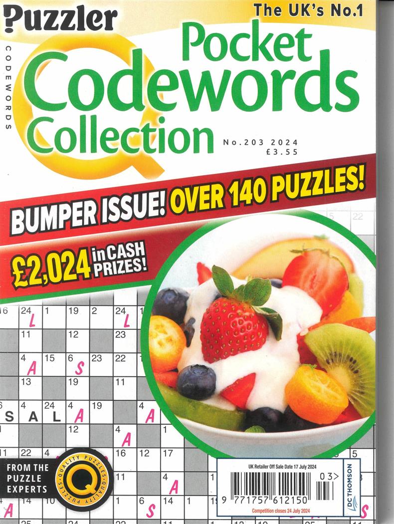 Puzzler Pocket Codewords Collection - NO 203
