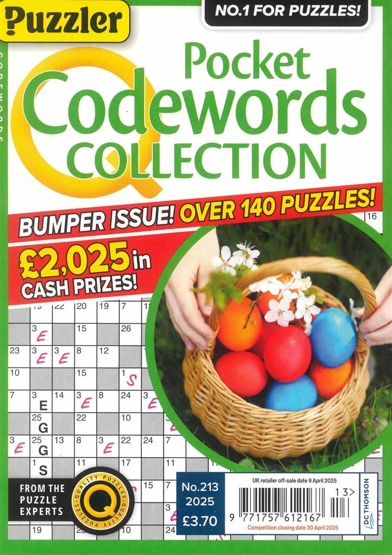 Puzzler Pocket Codewords Collection - NO 213