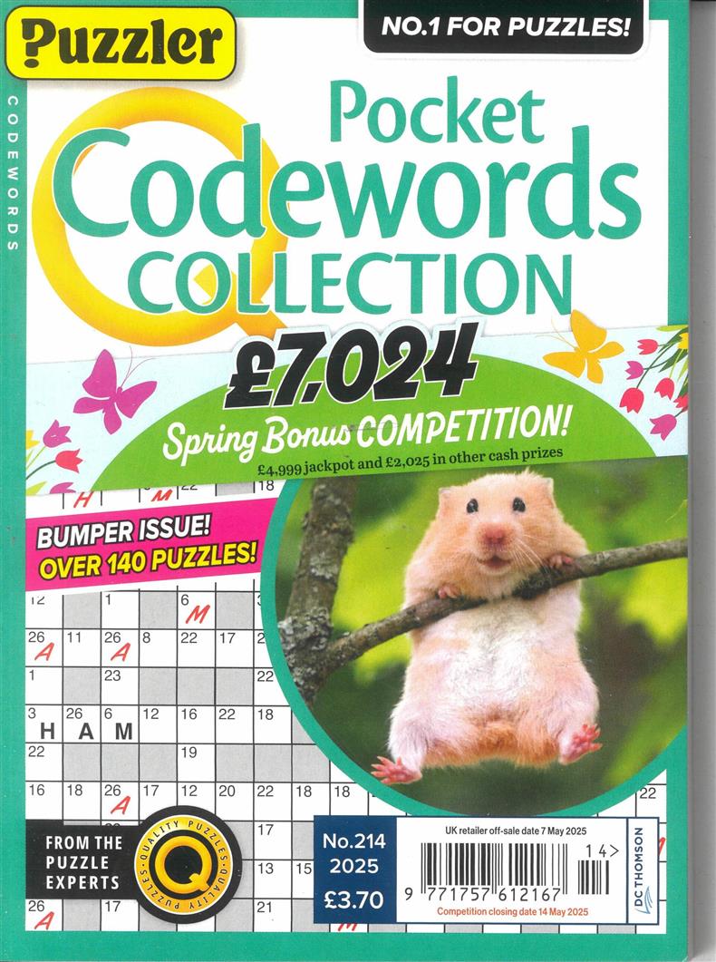 Puzzler Pocket Codewords Collection - NO 214