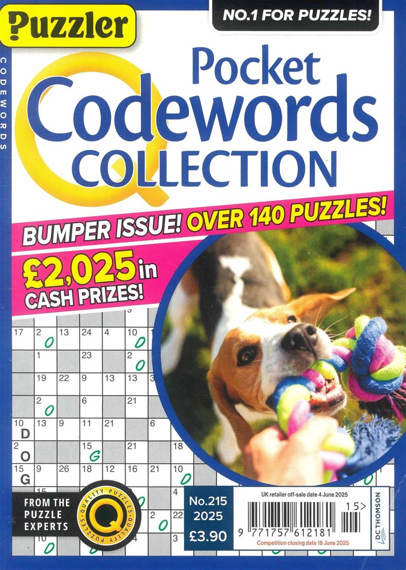 Puzzler Pocket Codewords Collection - NO 215