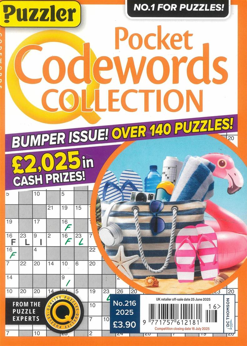 Puzzler Pocket Codewords Collection - NO 216