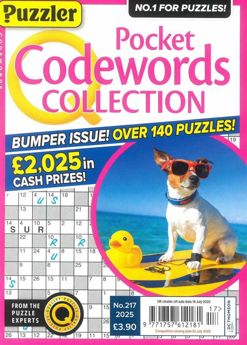 Puzzler Pocket Codewords Collection - NO 217