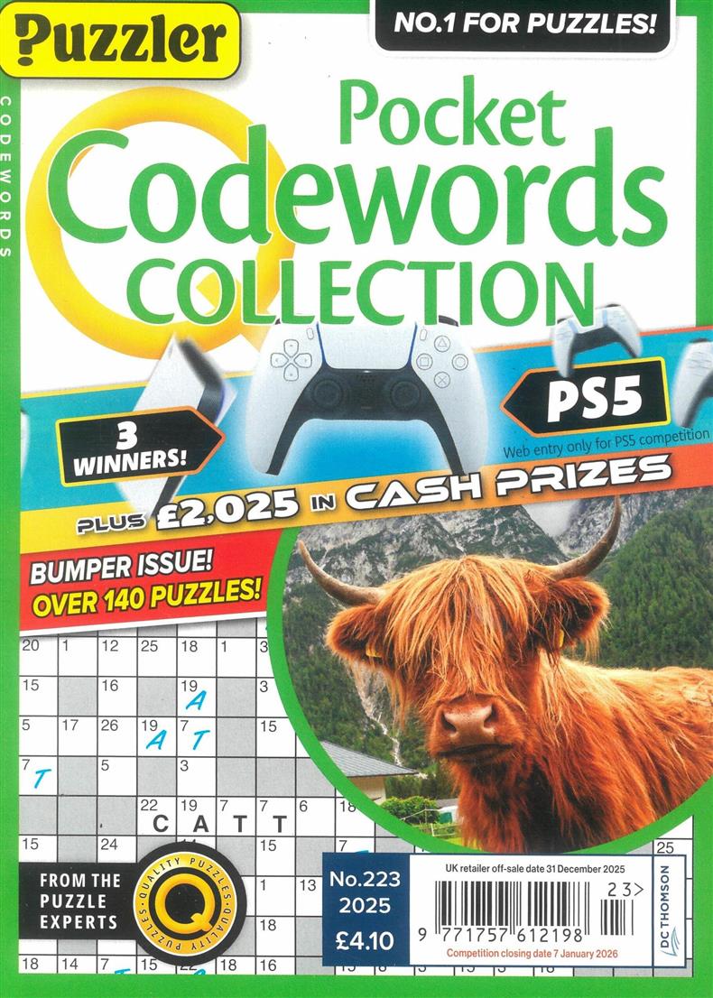 Puzzler Pocket Codewords Collection - NO 223