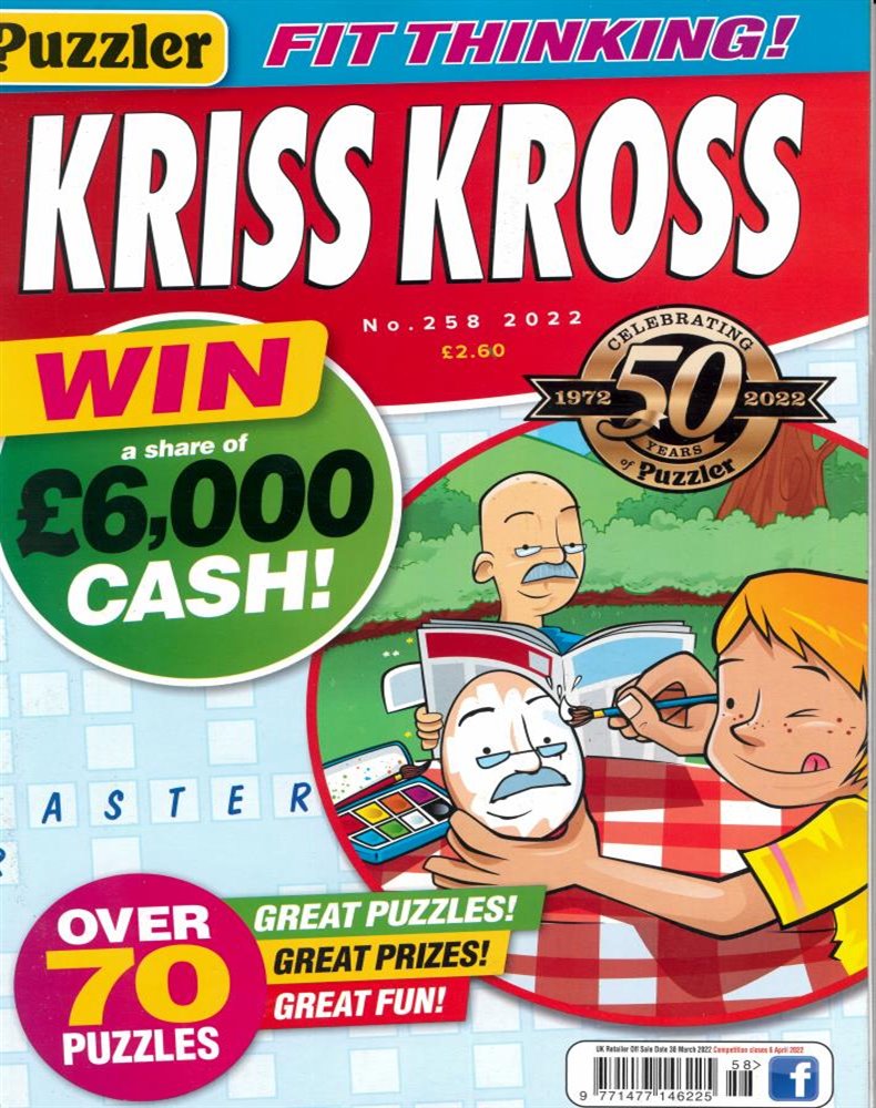 Puzzler Kriss Kross Magazine Issue NO 258