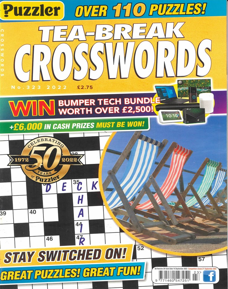 Puzzler Tea Break Crosswords (was Quick) Magazine Subscription