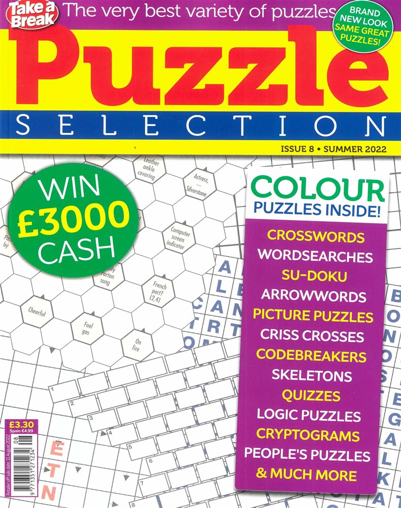 Take a Break Puzzle Selection Magazine Subscription