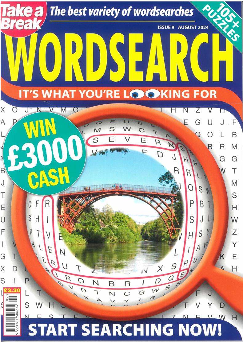 Take a Break Wordsearch - NO 9
