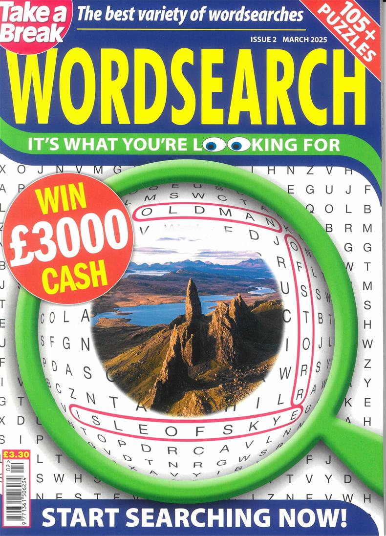 Take a Break Wordsearch - NO 2