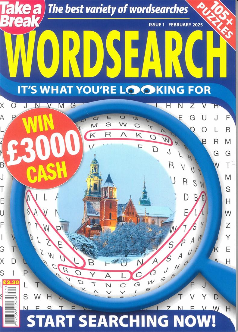 Take a Break Wordsearch - NO 1