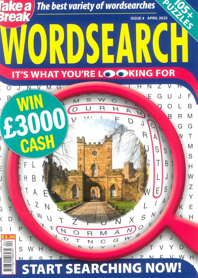 Take a Break Wordsearch - NO 4