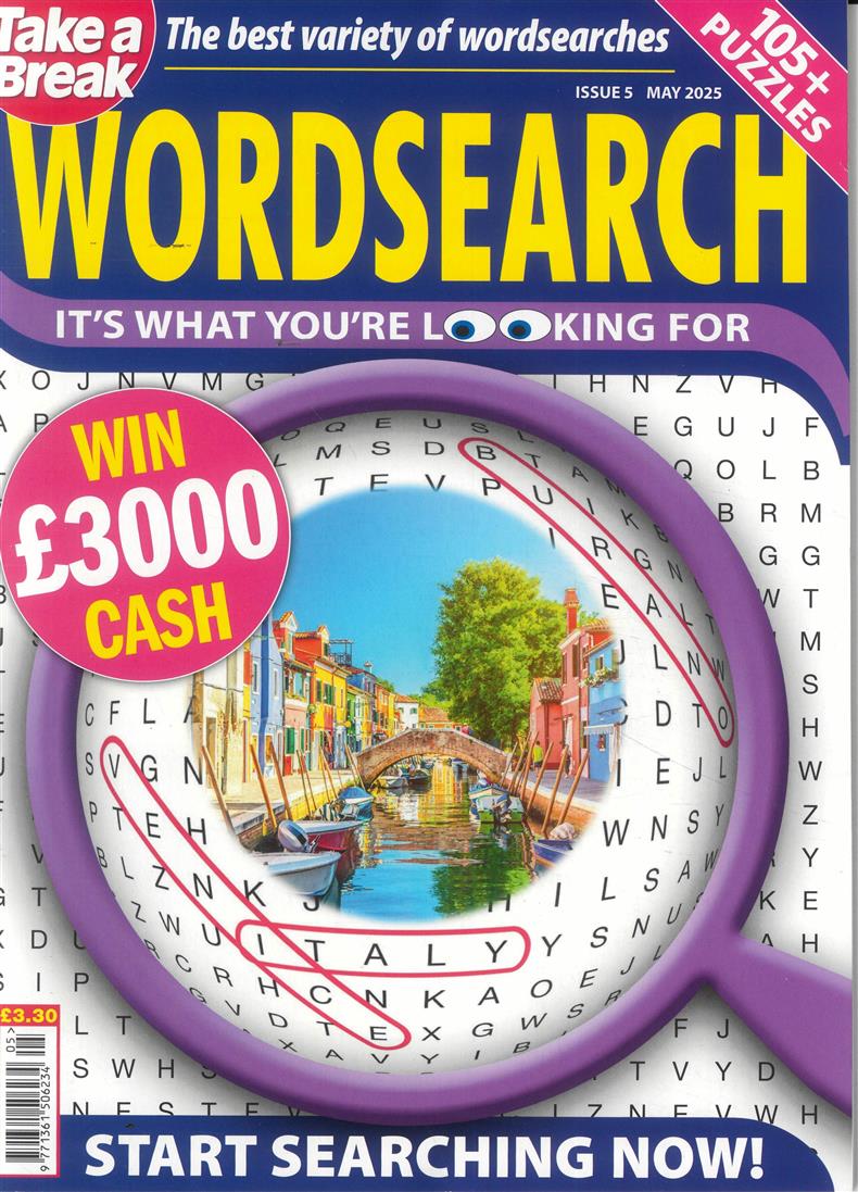 Take a Break Wordsearch - NO 5