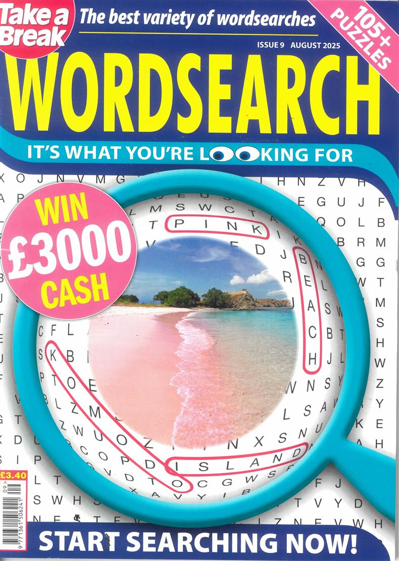 Take a Break Wordsearch - NO 9
