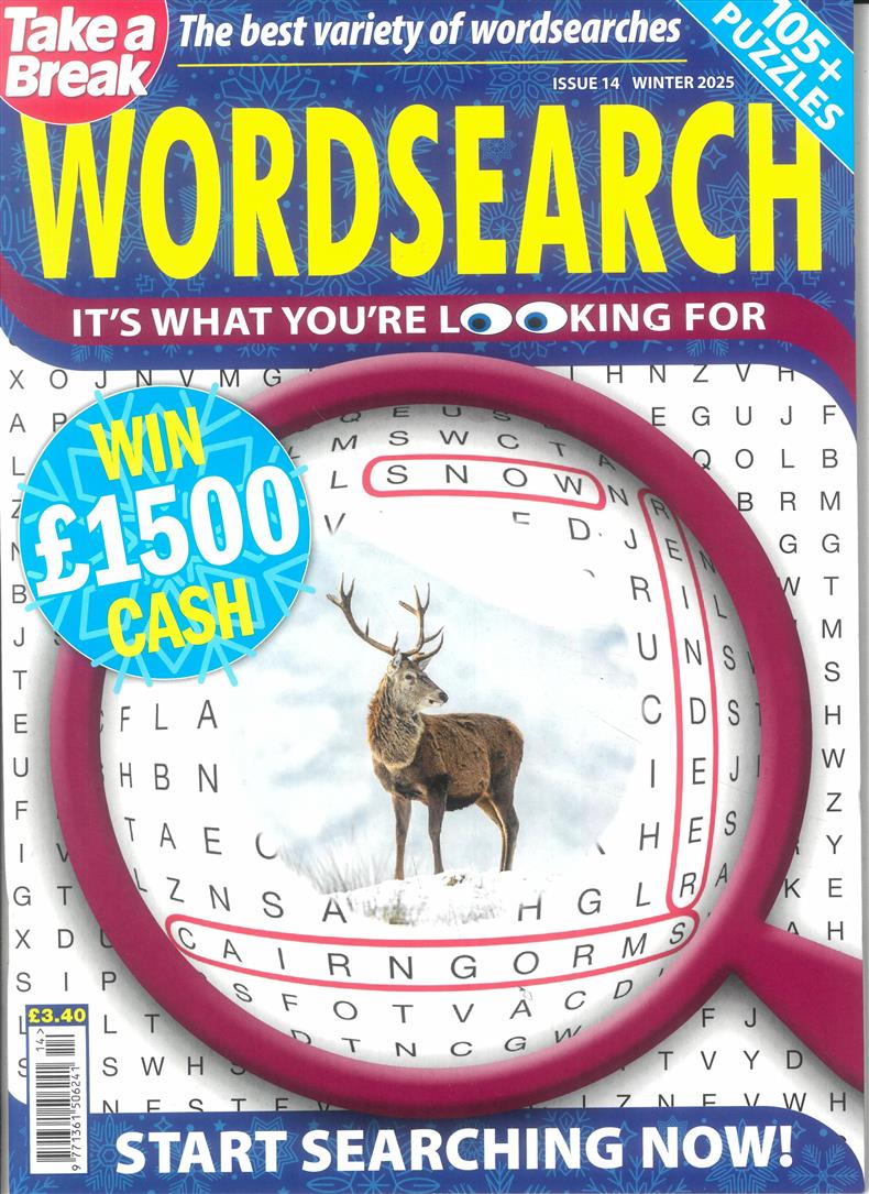 Take a Break Wordsearch - NO 14