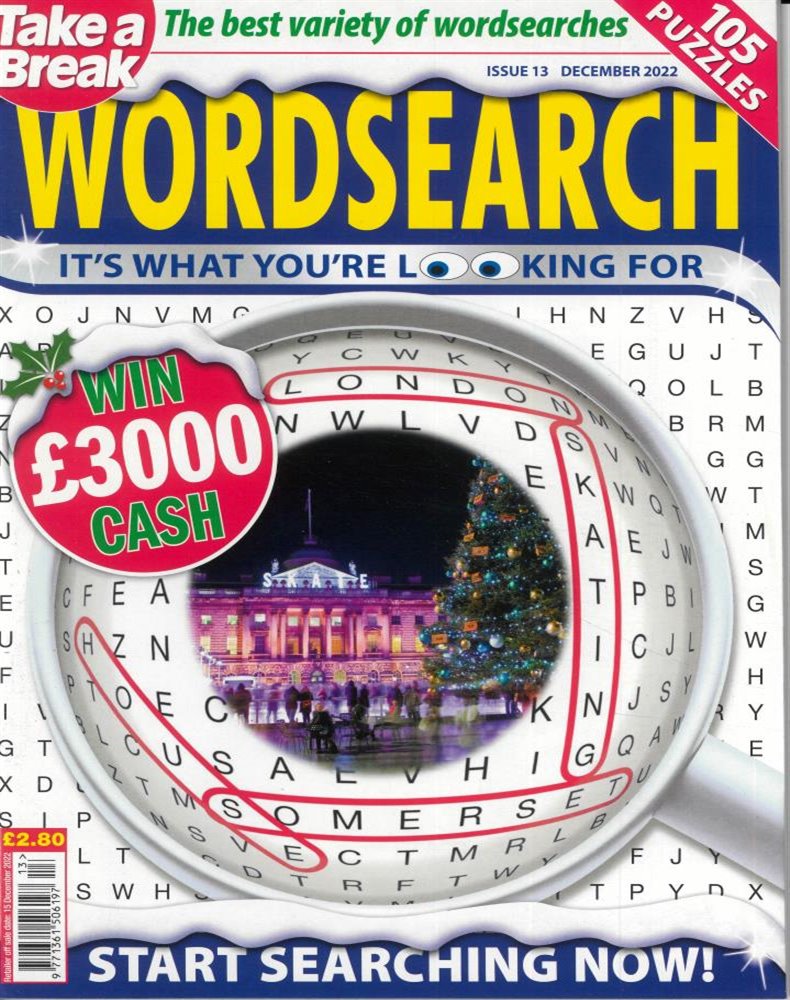 Take A Break Wordsearch Magazine Subscription