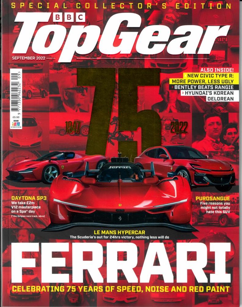 BBC Top Gear Magazine Issue SEP 22