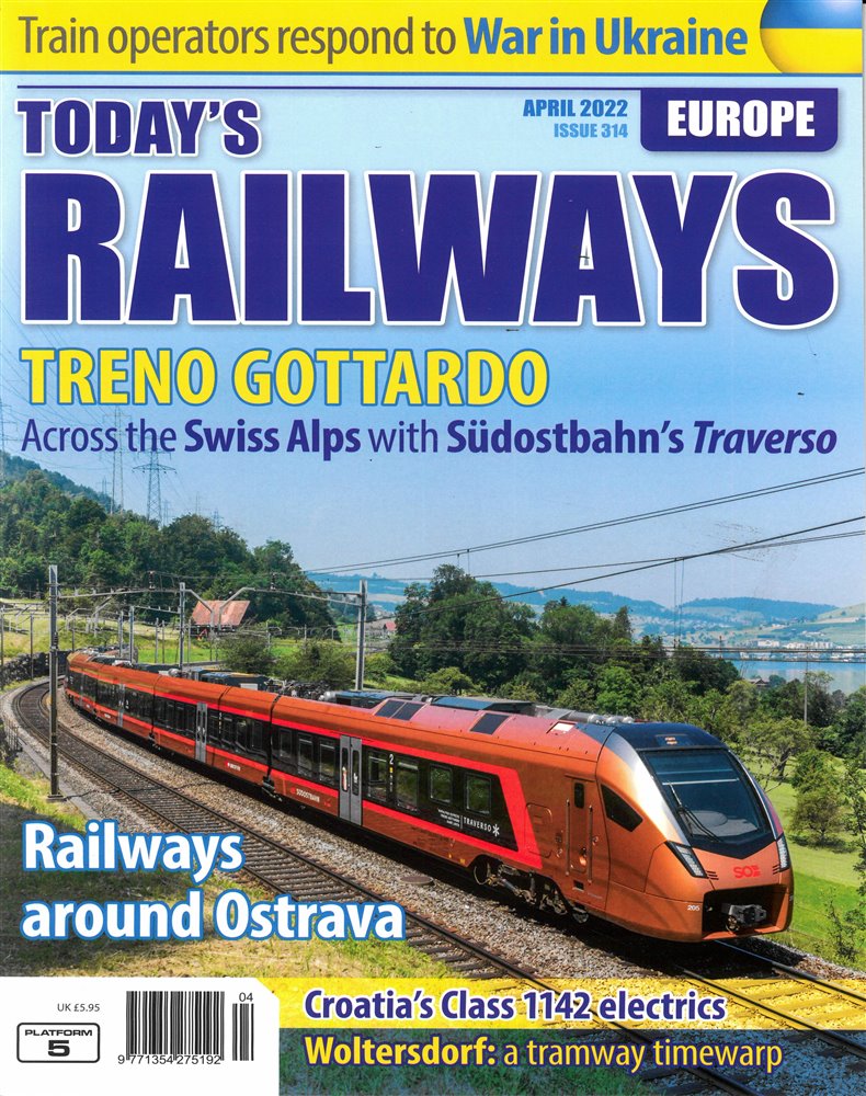 Today's Railways Europe Magazine Issue APR 22
