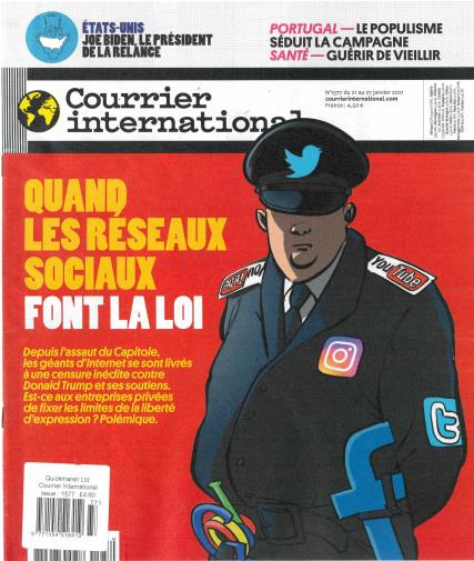 Courrier International Magazine / Buy At UniqueMagazines.co.uk