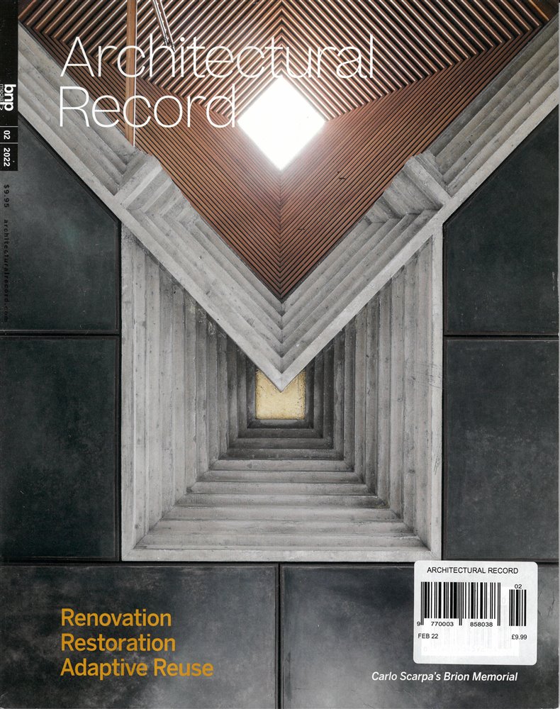 Architectural Record Magazine Issue FEB 22