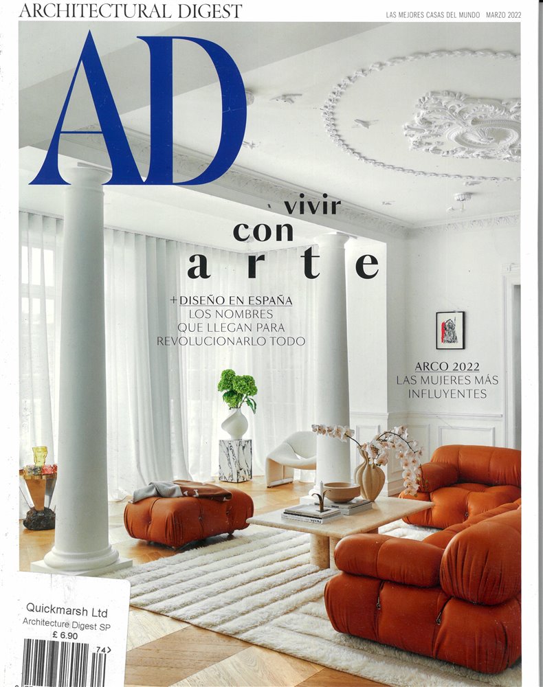 Architectural Digest Spanish Magazine Issue NO 174