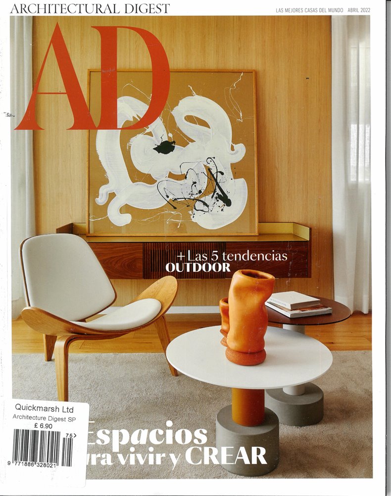 Architectural Digest Spanish Magazine Issue NO 175