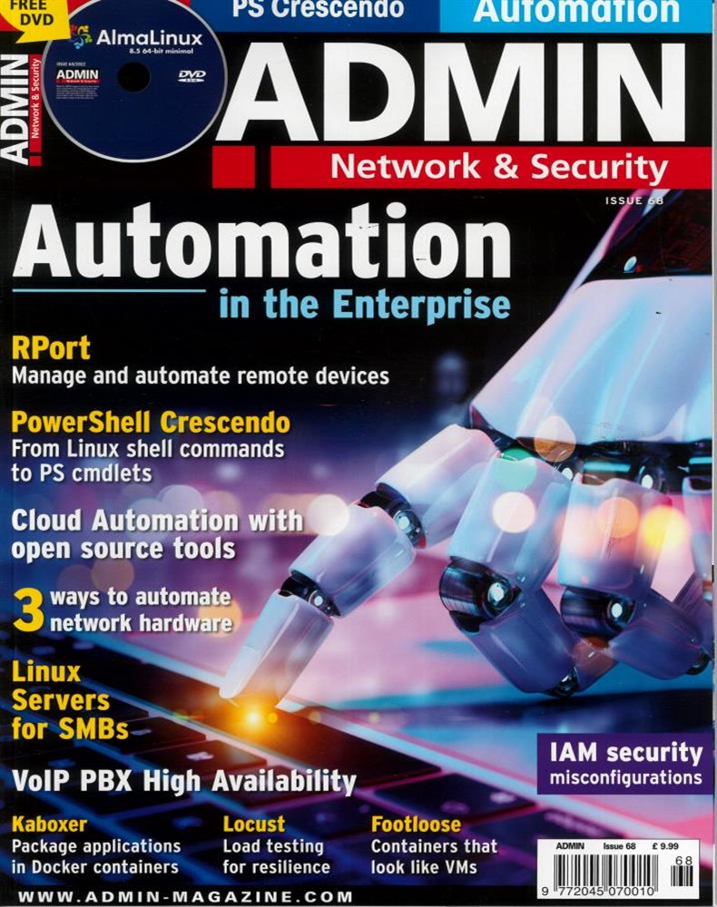 Admin Magazine Issue NO 68