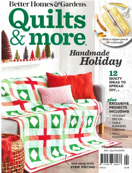 Bhg Quilts and More Magazine