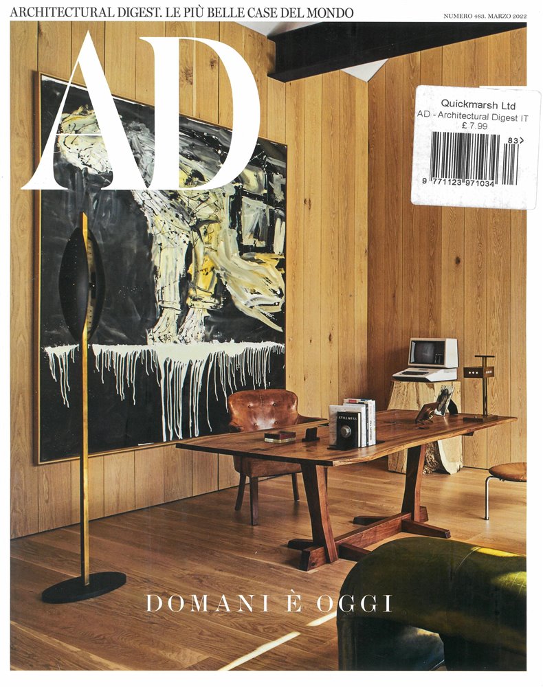 Architectural Digest Italian Magazine Issue NO 483