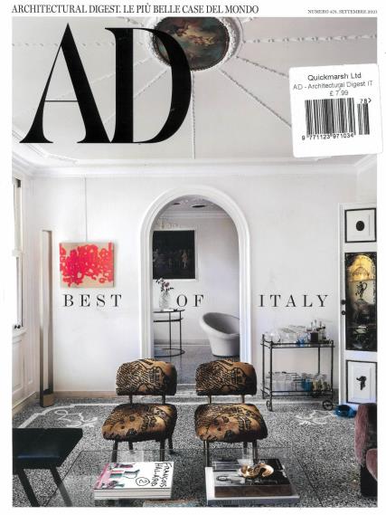 Architectural Digest Italian Magazine