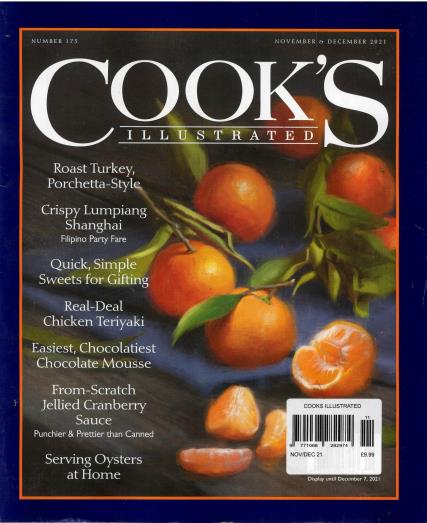 Cooks Illustrated Magazine