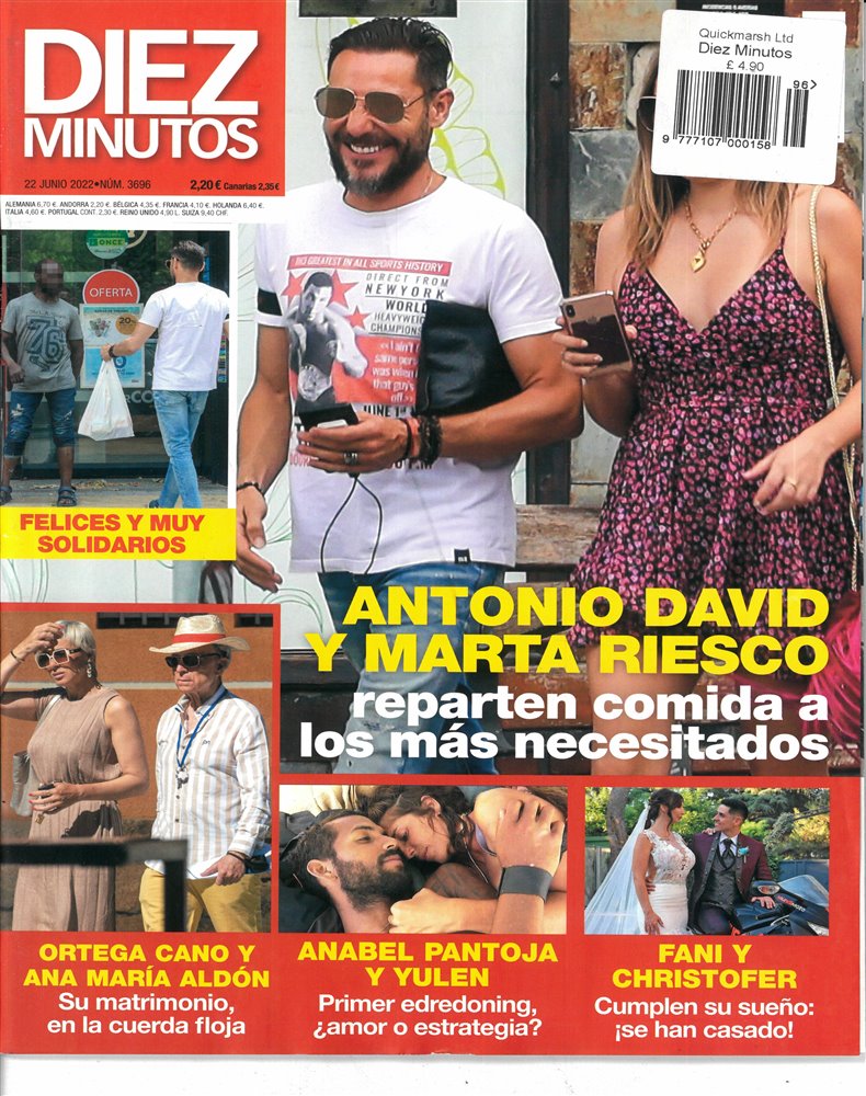 Diez Minutos Magazine Issue NO 3696