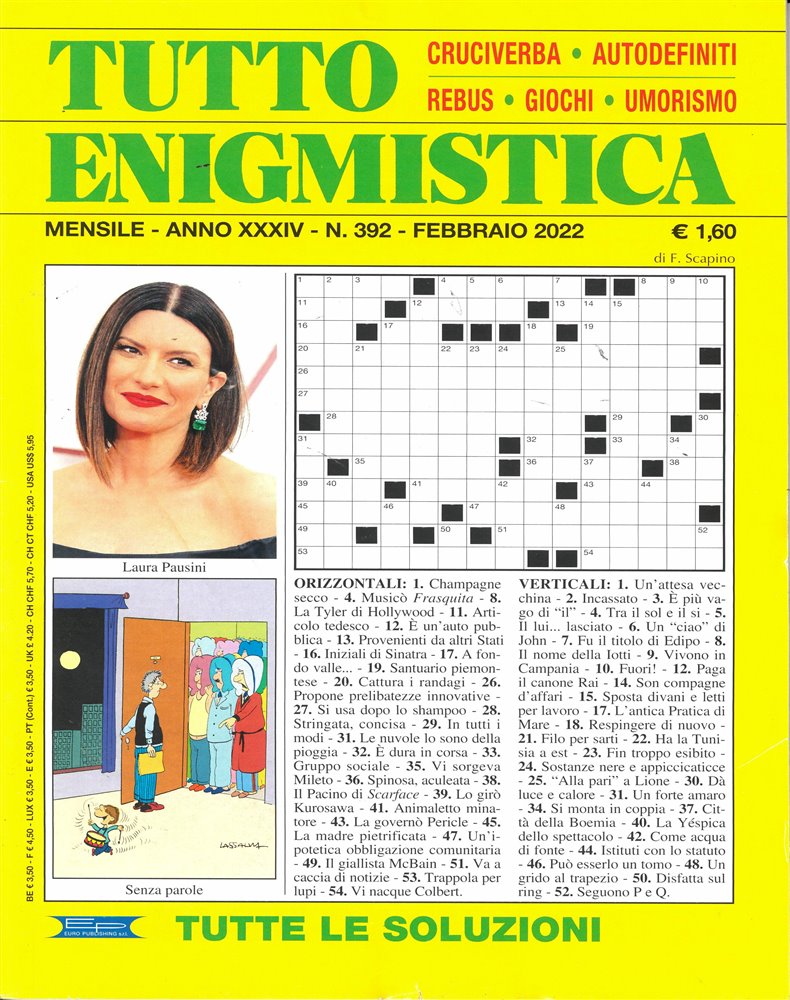 Tutto Enigmistica Magazine Issue NO 392