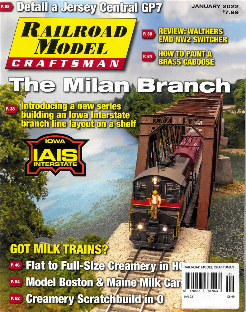 Railroad Model Craftsman Magazine Issue JAN