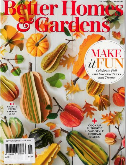 Better Homes and Garden magazine