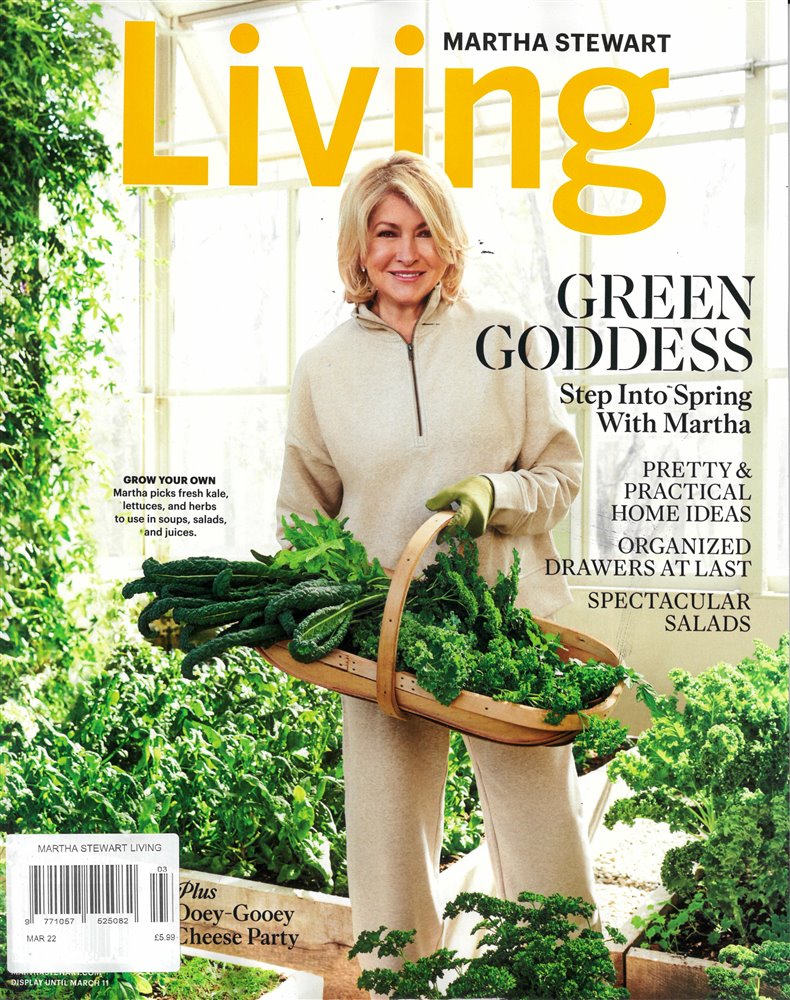 Martha Stewart Living Magazine Issue MAR 22