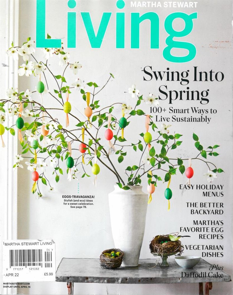 Martha Stewart Living Magazine Issue APR 22