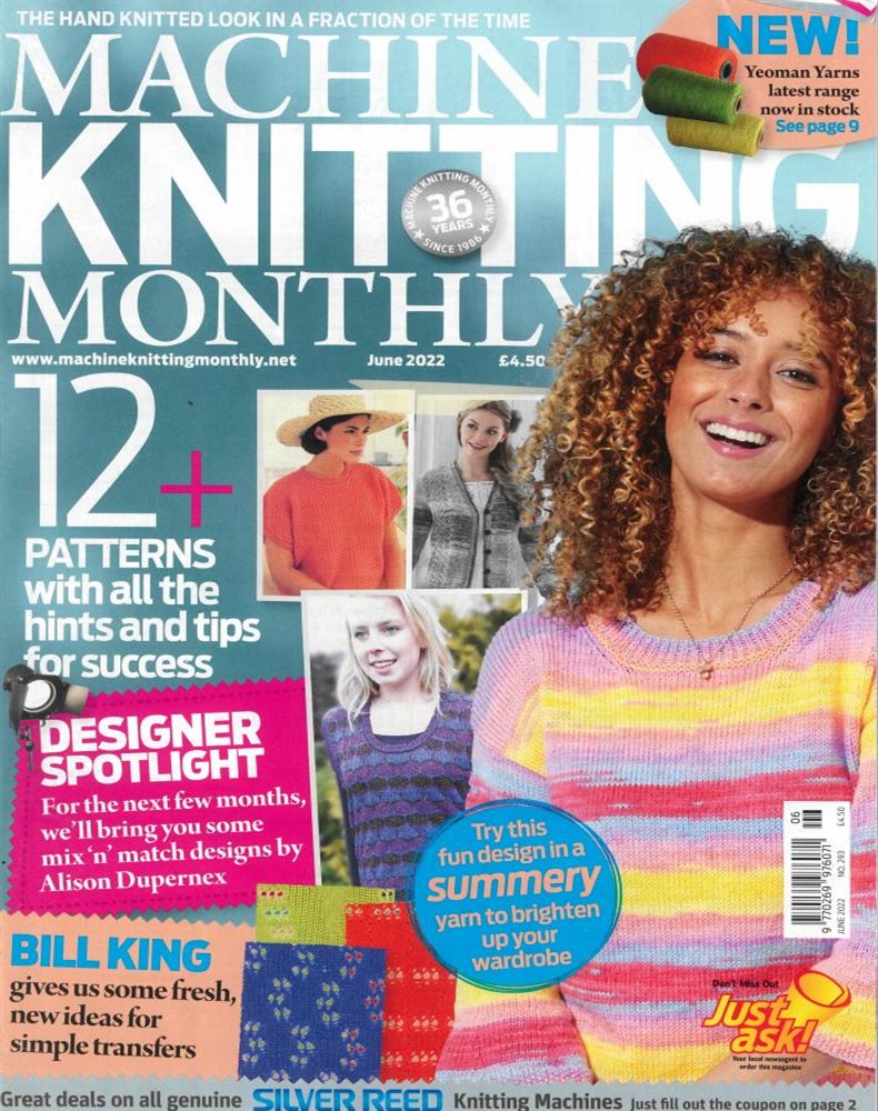 Machine Knitting Monthly Magazine Issue JUN 22