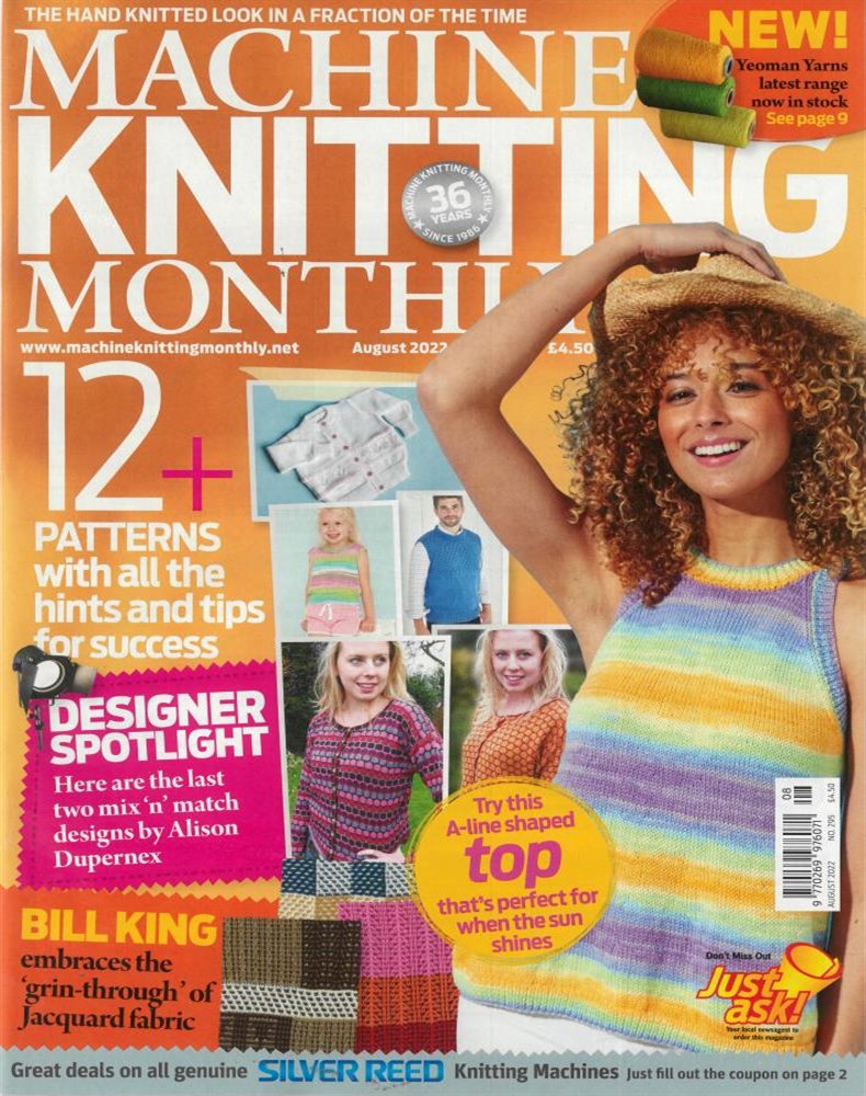 Machine Knitting Monthly Magazine Subscription