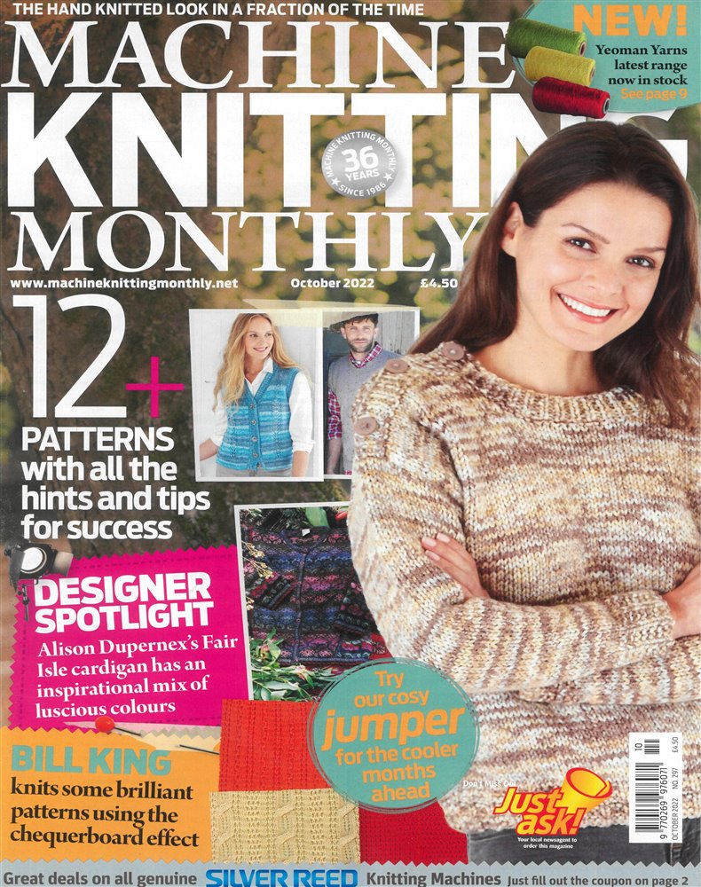 Machine Knitting Monthly Magazine Subscription