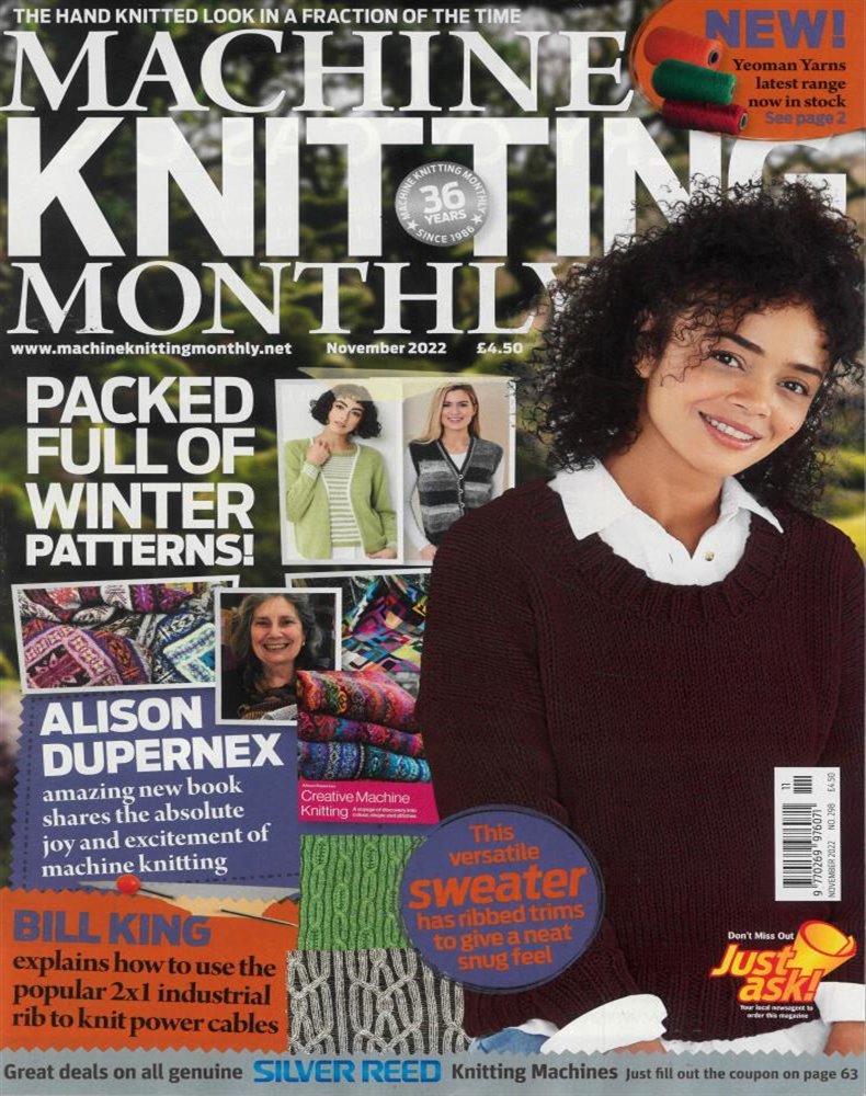 Machine Knitting Monthly Magazine Subscription