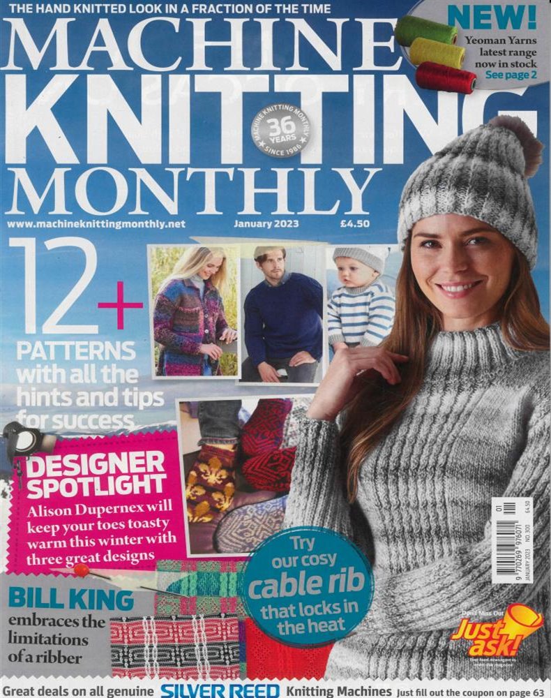 Machine Knitting Monthly Magazine Subscription