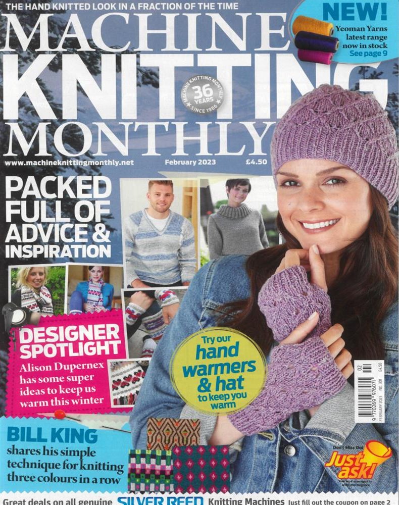 Machine Knitting Monthly Magazine Subscription